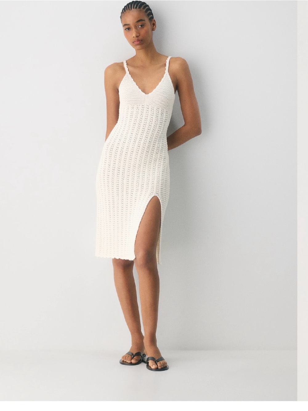 Wilfred Evie Midi Dress In The Color light birch